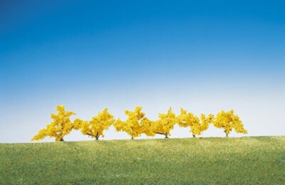 FALLER 181475 Sei cespugli fioriti colore giallo (altezza cm. 4)
