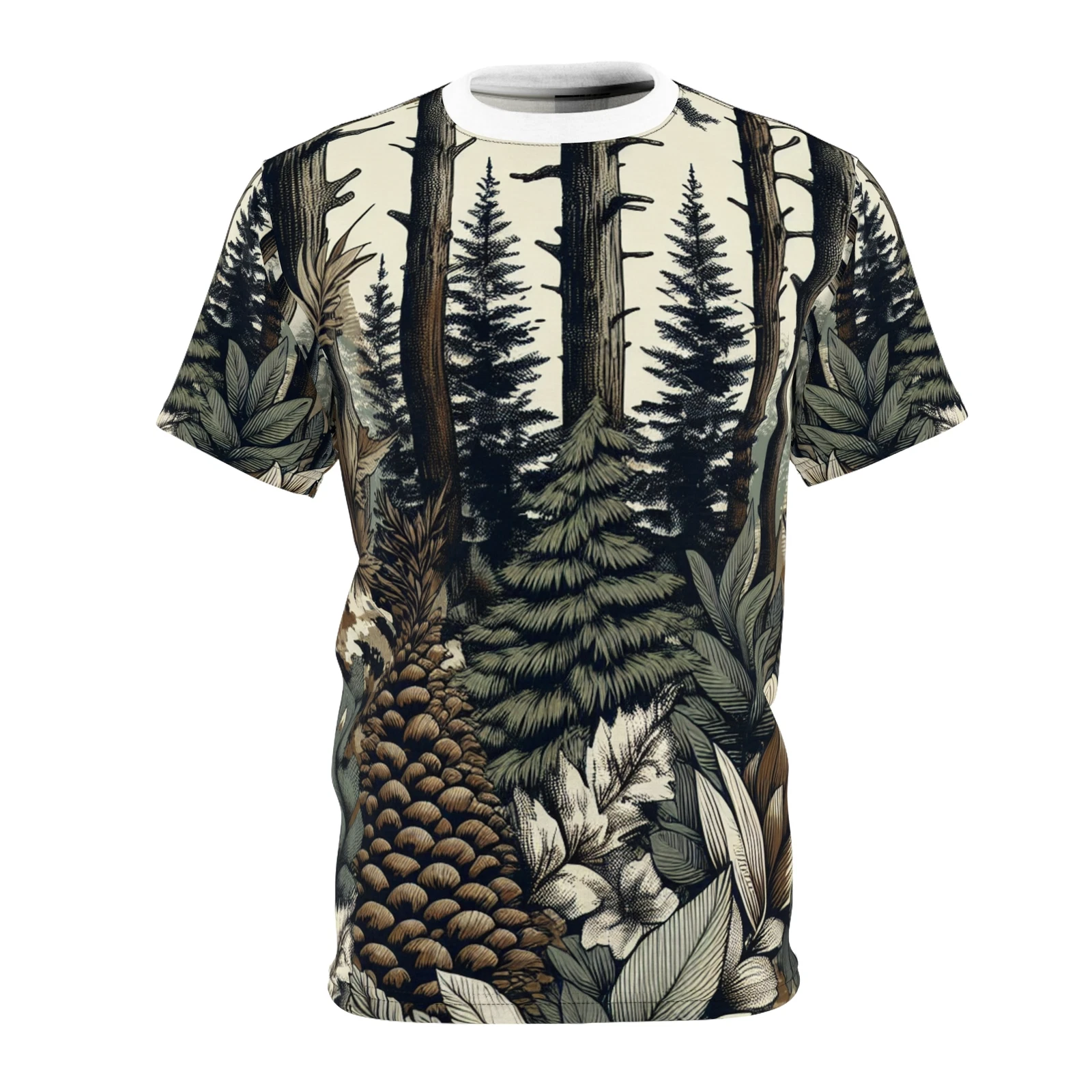 "Wizard's Forest" Unisex Cut & Sew Tee (AOP)