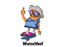 Oma on Tour Autoaufkleber/Wandtattoo-Wetterfest versch. Größen-Personalisierbar