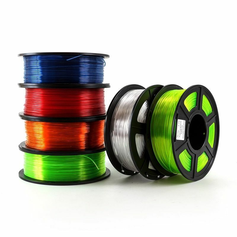 3D Printer Filament PETG 1.75mm 1kg 2.2lbs Plastic Filament Consumables Material Najnowszy produkt jest popularny