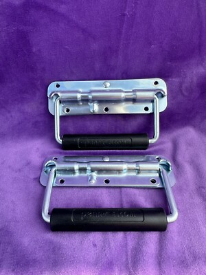 Penn Elcom Metal Sprung Surface Handle with 9/16'' Grip (Pair)