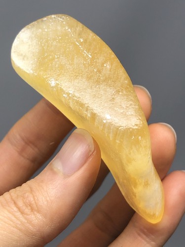 Orange Calcite 2.4oz Polished Piece Healing Reiki Brazil N29 - Picture 3 of 12