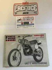 Libretto Uso e Manutenzione Originale FANTIC 125 REGOLARITA' COMPETIZIONE
