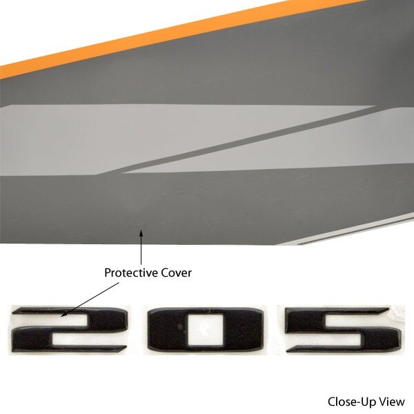 Sea Ray Boat Decal Kit 205SP-14 | 205 Sport Orange Silver (7PC) | eBay