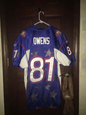 Mens Reebok Sz 52 TERRELL OWENS 49ers Pro Bowl NFL