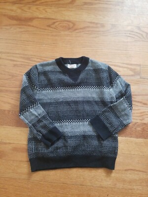 Cat Jack Boy 100% Cotton Striped Sweater Size 4T EUC