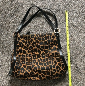vintage leopard purse