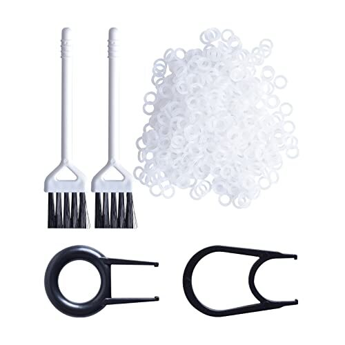 500 Pezzi O-Ring Tastiera Kit, 8mm O-Ring Ammortizzatori Silicone con 2 (Z0B)
