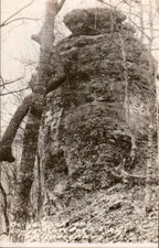 Vintage RPPC Devils Backbone Dundee Iowa Real Photo Postcard 1900s 1910s