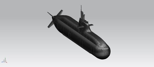 Type 212 1/72 submarine U-Boot-Klasse 212 A 3D print 735mm RC model ship kit - Picture 6 of 10