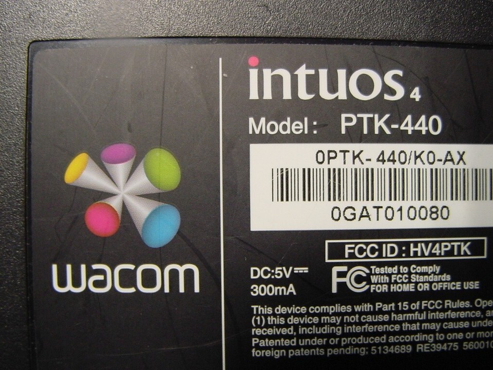 WACOM INTUOS PTK-440 GRAPHICS DRAWING TABLET - TABLET ONLY | eBay