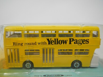 Dinky Toys Meccano Atlantean Bus Yellow Pages 295 | eBay