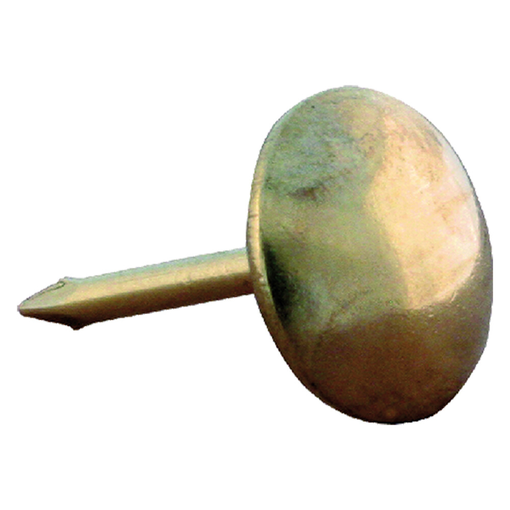 BULLETTE PER TAPPEZZIERE mm  9 - pz 25 ottonate lisce KONCRETO