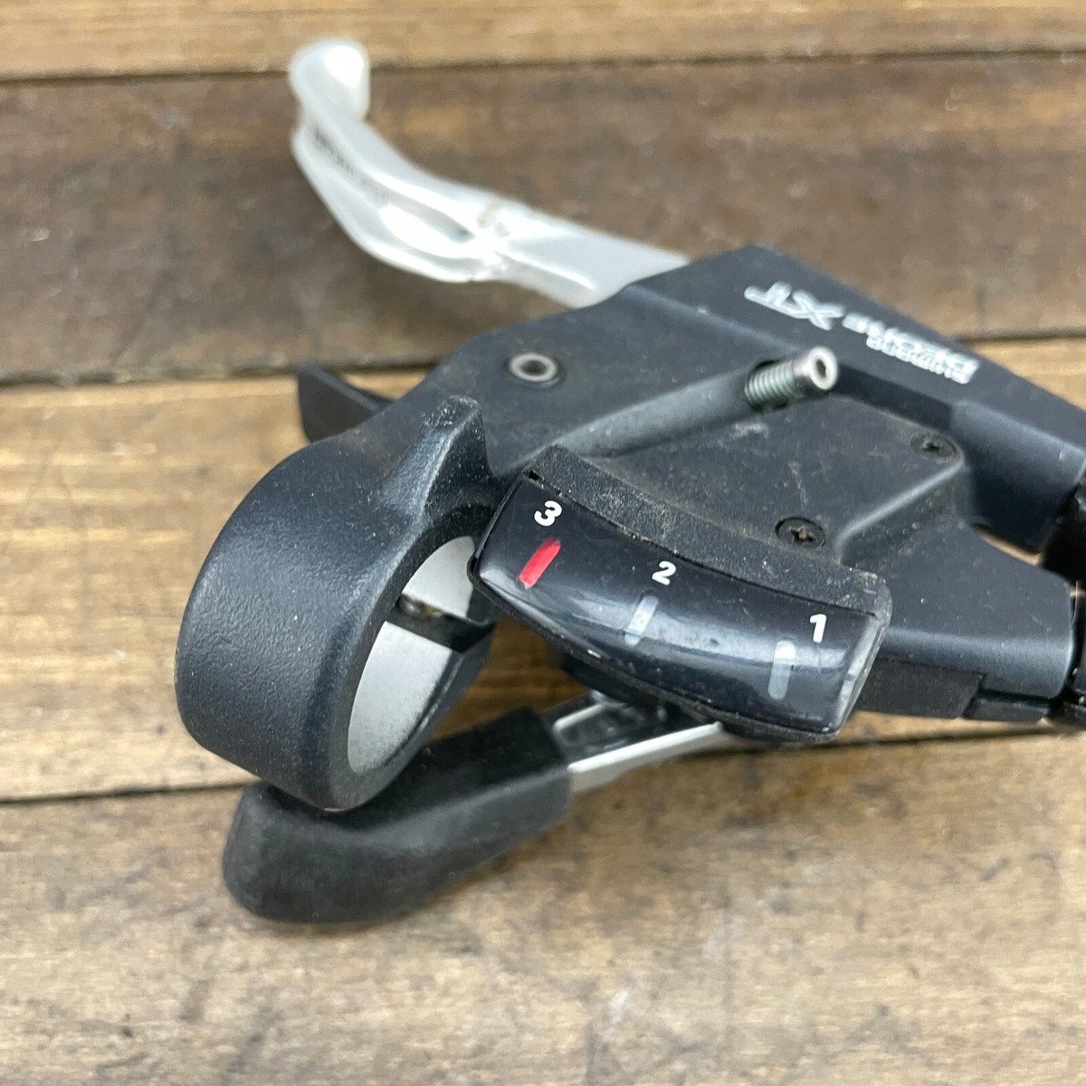 パーツ SHIMANO DEORE XT (SL-M739) 3S/8S Vintage Shimano Deore XT SL-M739 Shifter LEFT Shift Lever