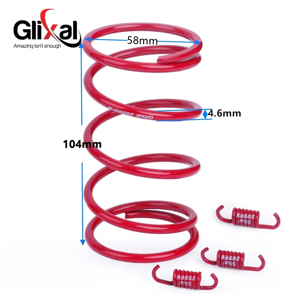 Glixal PERFORMANCE 2000 RPM TORQUE & CLUTCH SPRINGS 150cc GY6 SCOOTER Qmb139