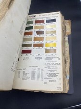 1977 Chrysler Cordoba New Yorker Brougham Paint Chip Sheet Only Ditzler PPG