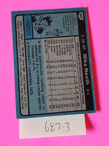 1980 TOPPS BASEBALL TRADING CARDS 541-726 YOU PICK FREE SHIPPING 50% 2 OR MORE - 第 189/229 張圖片