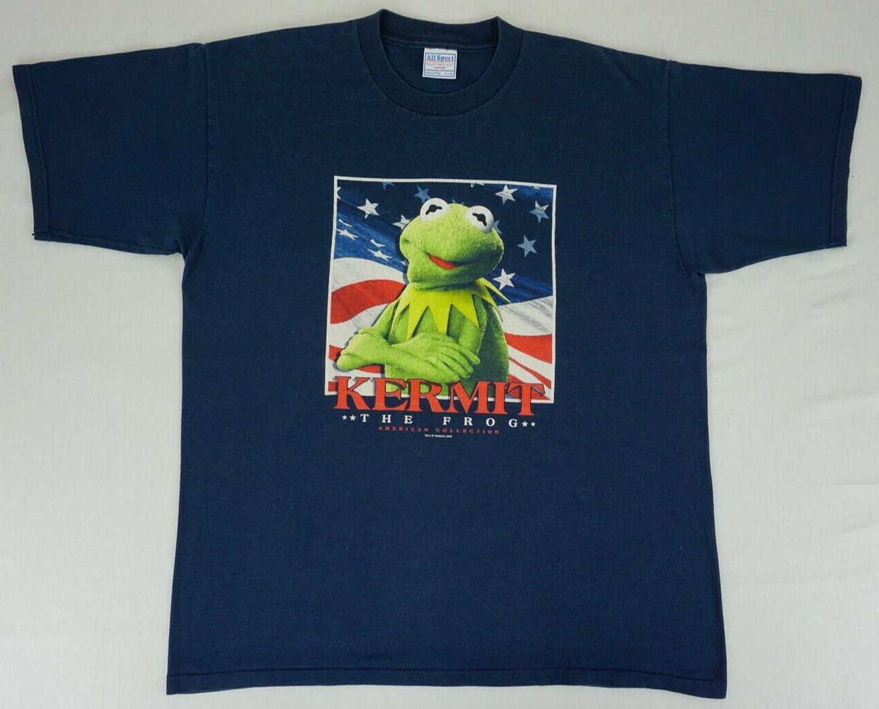 Vintage 2002 Kermit The Frog Sesame Street Muppet… - image 1