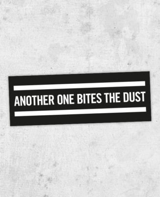 Queen Sticker! ''Another One Bites The Dust'' the game, Freddie Mercury, laptop
