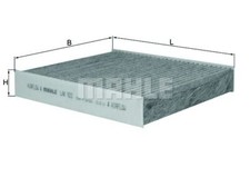 KNECHT MAHLE Innenraumfilter Pollenfilter Aktivkohlefilter RENAULT LAK 923