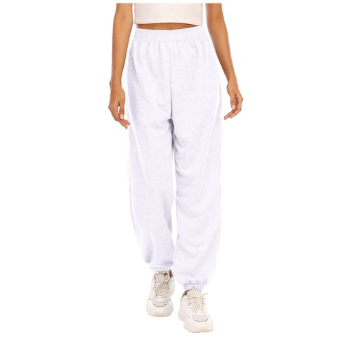 Womens Oversized Joggers Sweatpants Ladies Jogging Bottoms Gym Lounge Pants - Picture 16 of 54