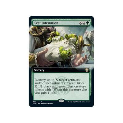 pest control mtg card [22] [The Big Score] [Foil] – Face to Face Games Destroy all nonland permanents with mana value 1 or less. Teacher's Pest from Secrets of