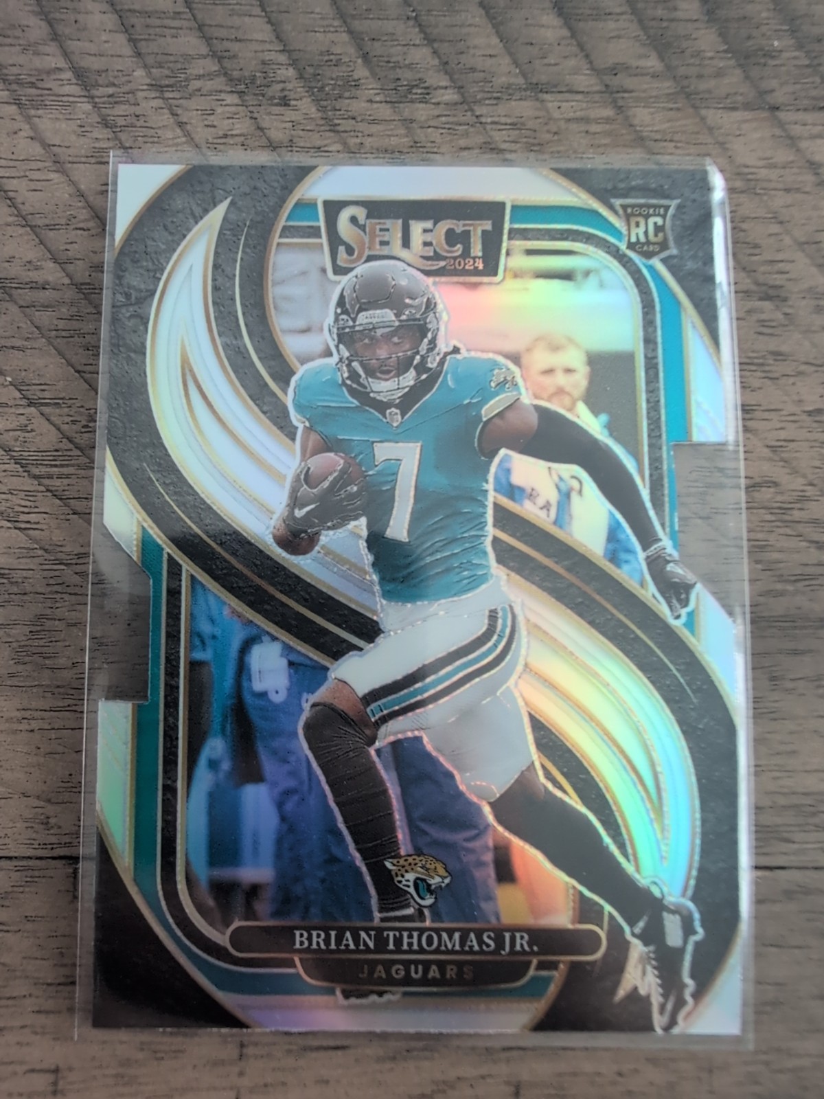 2024 Panini Select Premier Level Brian Thomas Jr. #143 Silver Prizm Die-Cut (RC)