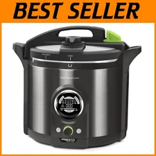 Innovative 12-Quart Pressure Canner - Easy, Black Stainless