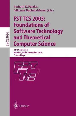 FST TCS 2003: Foundations of Software Technology and Theoretical Computer Scienc