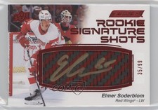2023-24 Upper Deck Engrained Red Stick 35/99 Elmer Soderblom #RSS-ES Auto 03uh