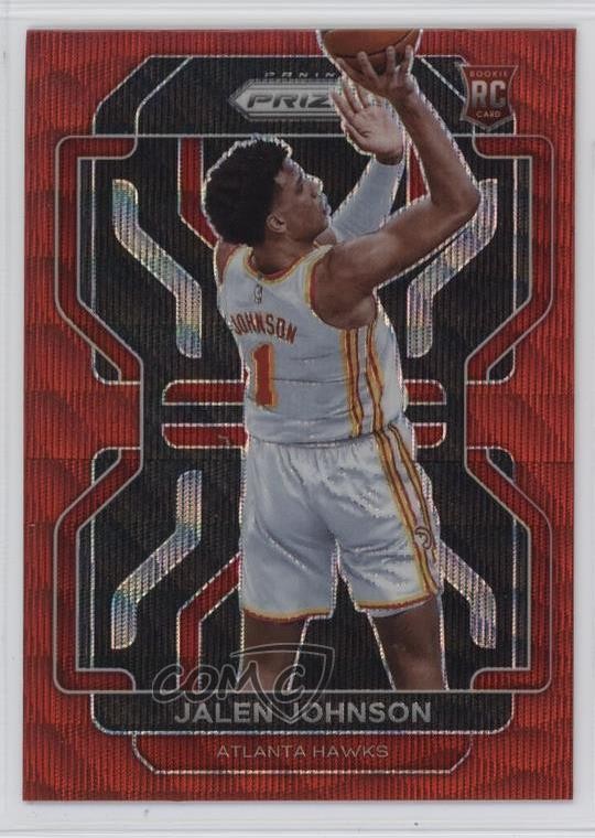 2021-22 Panini Prizm Ruby Wave Prizm Jalen Johnson #305 1r81