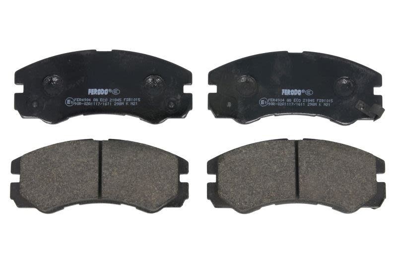 Plaquettes de frein FERODO TROOPER III solution anti-sifflement pour disque 2000-