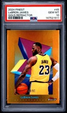 2024-25 Topps Finest  LeBron James #45 Gold Refractor /50
