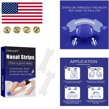 Exquisite Clear Nasal Strips in Gift Box - 30 Comfortable Strips for Adults