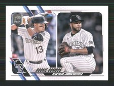 2021 Topps Update #US16 Jordan Sheffield RC/Alan Trejo RC Colorado Rockies 41925
