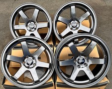 Alloy Wheels 18" Drift For Volkswagen Touran Transporter T4 Vans  5x112 Grey