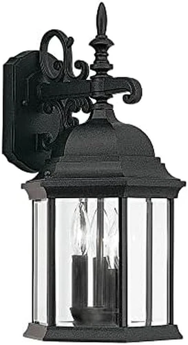 DESIGNERS FOUNTAIN Devonshire 3-Lights Outdoor Light Fixture, 19 Inch Exterior W - Picture 3 of 12