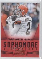 2015 Score Sophomore Selections Red Johnny Manziel #5 0c4