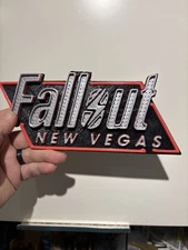 Fallout New Vegas Sign  9 inches defects.  