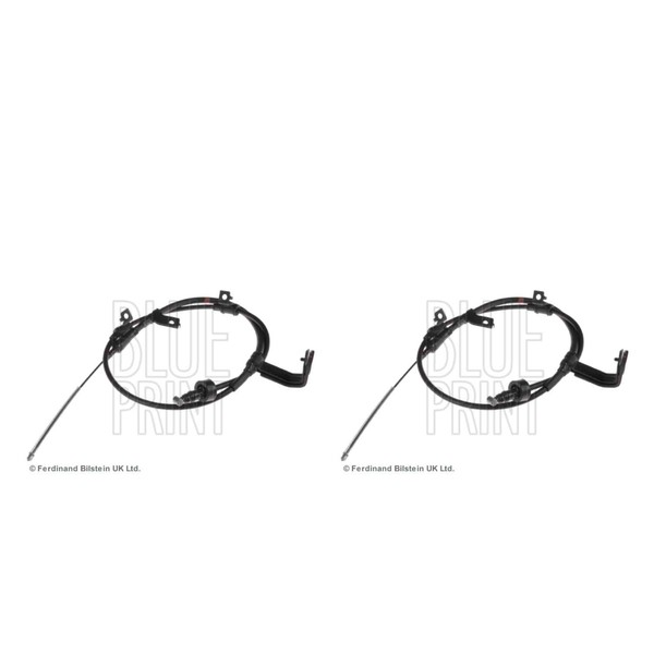 Blue Print Bremsseilen Set Links Rechts Hinten FüR Hyundai Accent III-image