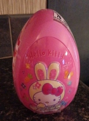 Hello Kitty Easter Egg Candy with 16 stickers 2026 Sanrio Plastic NEW