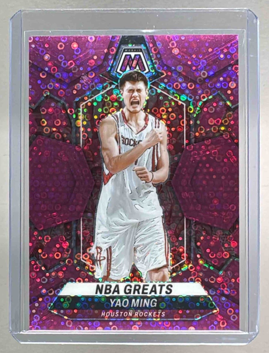 Yao Ming 2023 Panini Mosaic #294 Fast Break Pink /20