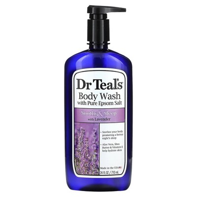 Body Wash With Pure Epsom Salt, Soothe & Sleep, 24 fl oz (710 ml)