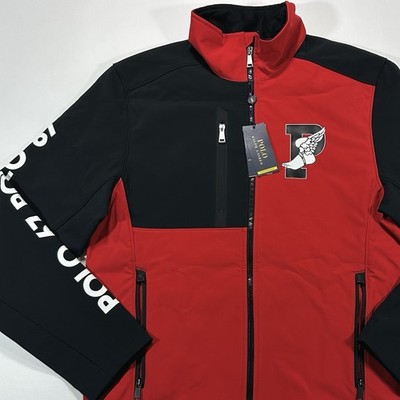Polo Ralph Lauren Stadium P-Wing Performance Jacket Red Black 1992