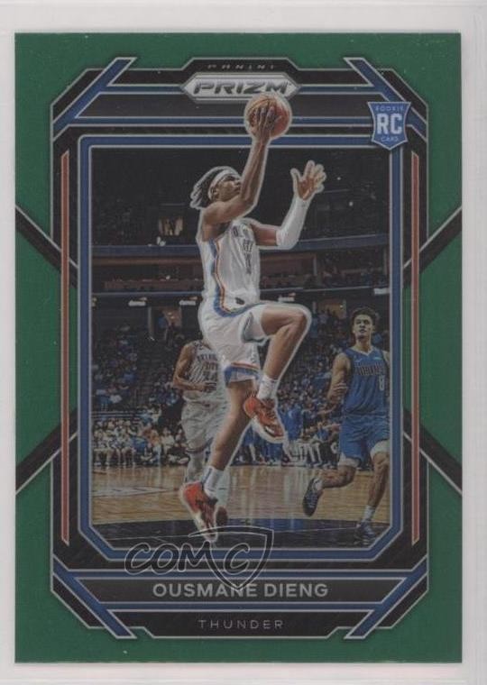 2022-23 Panini Prizm Green Prizm Ousmane Dieng #224 Rookie RC 0c2