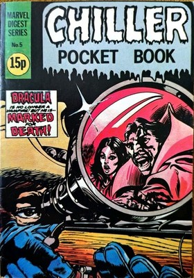 MARVEL DIGEST SERIES CHILLER #5 DRACULA BRITISH POCKET BOOK
