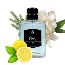 100ml Men's Perfume Fresh Lemon  Jasmine Scent Aromatic Woody Daily Cologne