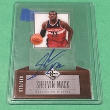 2012 SHELVIN MACK PANINI LIMITED AUTOGRAPHED AUTO ROOKIE CARD RC #206 WIZ /399 