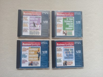 Business Spotlight Audio CDs Jahrgang 2004 Komplett 4 CDs