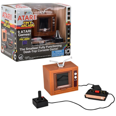 Super Impulse Tiny Arcade Atari 2600 3.5 Mini Retro Game - Playable Console Tv